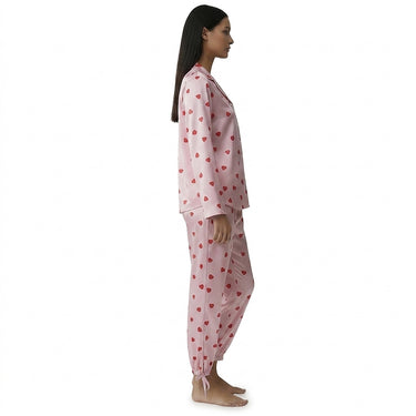 Set Pigiama da Donna con Bottoni e Stampa Leopardata 4