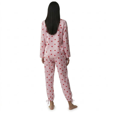 Set Pigiama da Donna con Bottoni e Stampa Leopardata 5