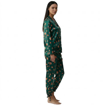 Set Pigiama da Donna con Bottoni e Stampa Leopardata 7