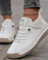 Sneakers basse stringate da donna con cinturino laterale 13