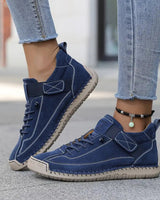 Sneakers basse stringate da donna con cinturino laterale 17