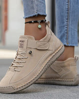 Sneakers basse stringate da donna con cinturino laterale 2