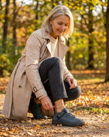 Sneakers basse stringate da donna con cinturino laterale 8