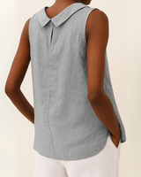 Top smanicato da donna con collo alto 3